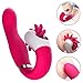 Personal Massager - Waterproof USB Rechargeable Vibrating Power Wand Massager - LONOVE Silicone 12 Speed G Spot Vagina and Clitoris Vibrating Vibrator Sex Toy for Women or Couples (Pink)