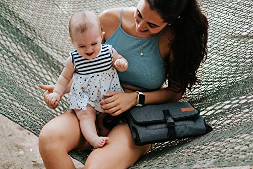 Portable Changing Pad by Trblmkr - Folding Diaper Changing Station. Lightweight, BPA Free, Stain Resistant, Waterproof and Wipeable Diaper Changing Kit. Great for Travel and Perfect Baby Shower Gift.