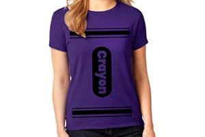GREENMILL APPAREL Womens Crayon Shirt Halloween Costume t Shirt Ladies and Girls Fit Adult Size | Cool Shirt idea | Graphic Tee Teens and Adult