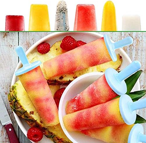 Moules A Glace Biluer Mini Ice Pops Moule 2pcs Moule A Popsicle Moules A Glaces Popsicles De Silicone Ice Maker Pops Pour Bebe Bricolage Supplement Alimentaire Outil Fruits Secouer Moule Creme Glacee