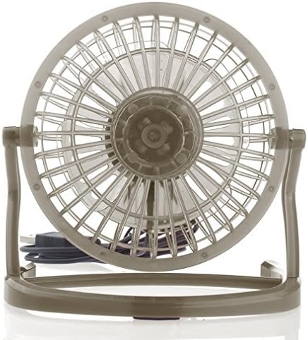 Generic USB Plastic Electric Mini Desktop Cooling Fan for PC /Laptop-Camel
