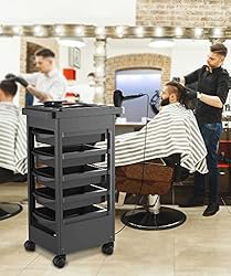 TASALON Budget Hair Styling Salon Trolley Cart with