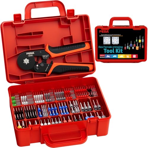 PEBA Ferrule Crimping Tool Kit Wire Ferrules