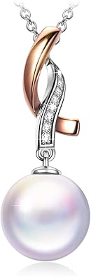 Regali Di Natale Swarovski.Susan Y Regali Di Natale Collana Donna Lacrima Della Sirena Swarovski Perla Bianco Regali Natale Regali Natale Originali Idee Regalo Natale Regalo Donna Idee Regalo Donna Regali Natale Donna Amazon It Gioielli