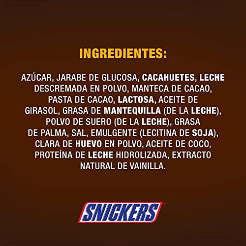 SNICKERS BAR WITH CARAMEL AND ROASTED PEANUTS CHOCOLATE COVERED, 24 BARS X50G (1200G)