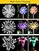 UNIWA LED Solar Garden Stake Christmas Decoration Lights, 3 Pack Outdoor Solar Powered 7 Color-Changing Flower Waterproof Lights