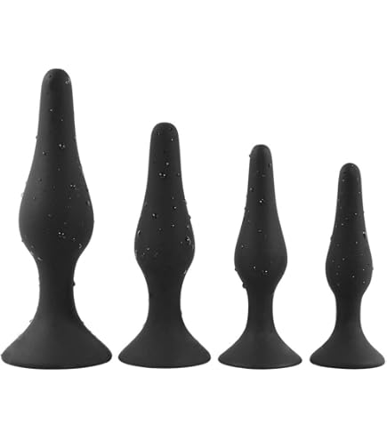 Amazon.com: SexVille Silicone Butt Plug Kit for Beginners Set - Anal Toy  with Suction Base [3-pieces, Made of Medical-Grade-Healthy] : Health &  Household