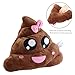 BESTOMZ Poop Plush Pillow Round Cushion Toy Brown Pink, 35 x 35 x 10 cm (Poop Girl)