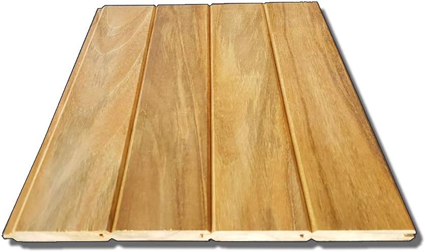 36 inch Long Teak Wood Tongue & Groove- 10 Square feet, Real Teak, Nicely Milled