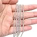 1 Roll 10 Yards Rhinestone Trim Crystal Cup Chain in Silver Setting Casing Clear (SS16 4mm)