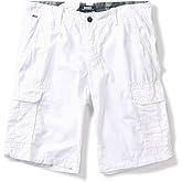 OCHENTA Men's Lightweight Cargo Shorts, Relaxed Fit 100% Cotton Casual Summer Shorts with 6 Pockets (No Belt)