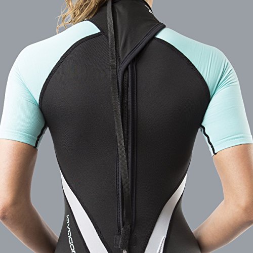 Lavacore New Women's LavaSkin Sporty Shorty Wetsuit - Green (Medium)/FBM