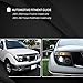 Autozensation Compatible with 2005-2007 Nissan Pathfinder, 2005-2008 Nissan Frontier, Left + Right Pair Headlamps Assembly, Projector Headlights Black