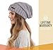 Brook + Bay Slouchy Beanie, Women's Winter Hats, Beanie Slouch Hats for Cold Weather, Oversized Beanie Knitted Hats for Women Gray