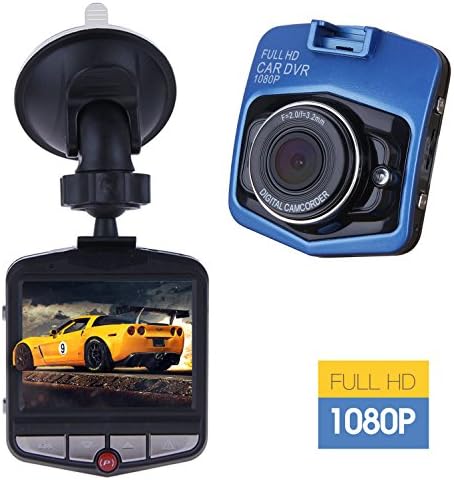 Dash Cam,SSONTONG Mini Car Dashboard Camera, 2.31"Screen 140 Degree Wide Angle Lens Full HD 1080P Vehicle On-dash Video Recorder with Night Vision, G-Sensor, Parking Monitoring, Loop Recording(blue)
