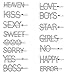 Word Hair Clips for Women, 15 Pcs Crystal Letter Hair Pins for Women, Rhinestone YES No HAPPY KISS SORRY BOSS and Other Letter Hair Barrette for Women