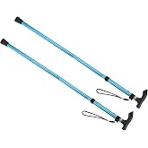 M METERXITY Trekking Poles - Collapsible Hiking Walking Sticks, Telescopic &amp; Folding, Apply to Women Walking Backpacking