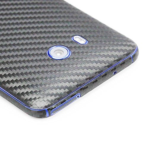 ArmorSuit MilitaryShield - HTC U11 Screen Protector + Black Carbon Fiber Skin Wrap Protector - Lifetime replacement