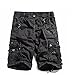 Keybur Cotton Twill Army Cargo Multi-Pocket Shorts Outdoor Wear Lightweight