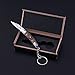 FlyingColors Laguiole Classic Pocket Knife. Stainless Steel, Perfect Key Chain, Wood Handle, Gift Box