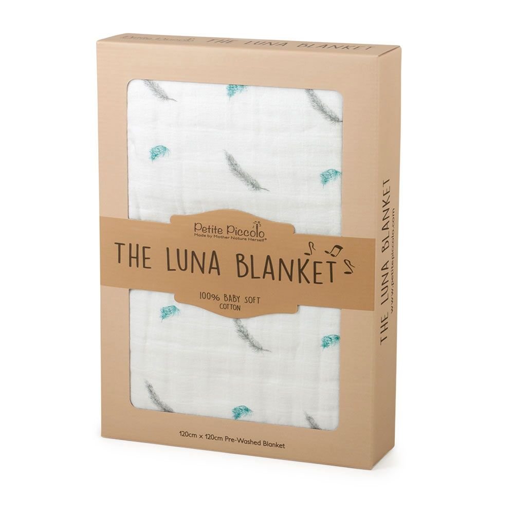 Petite Piccolo The Luna Blanket, Feathers