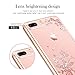 iphone 7 Plus Case for Girls, AmyHomie iphone 7 Plus Clear Case with Swarovski Element Crystals, Protective Case for iphone 7 Plus