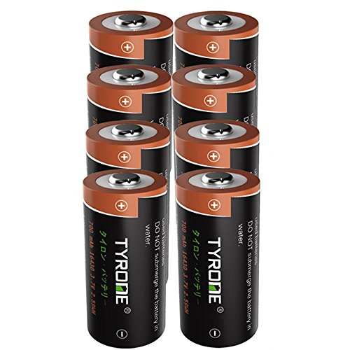 RCR123A Rechargeable Batteries Compatible Arlo Wireless CAM [ 8 Pack 3.7V Li-ion CR123A ], Arlo Batteries Rechargeable, Tyrone CR123A Rechargeable Battery Compatible Flashlight - Thumbnail 3