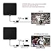 HDTV Antenna - Hometifine Digital Indoor HDTV Antenna - UL Certified Power Adapter, 50 Mile Range, Ultra Slim, 10FT Detachable Cable