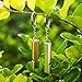 COMUSTER 2pcs Double Tubes Emergency Whistles High Pitch Hiking Camping Survival Aluminum Whistle with Lanyard and Keychain Outdoor Camping Hiking (Gold+Silver)