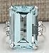 Sumanee Vintage Women 925 Silver Aquamarine Gemstone Ring Wedding Jewelry Size 6-10 (9)
