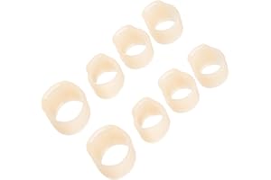 ERINGOGO Guzheng Nail Protective Covers Silicone Nail Guards for Left and Right Hand, 2 Sets Including Large