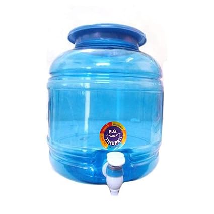 Tirupati Plastic Water Dispenser Stand, 25 L, Blue
