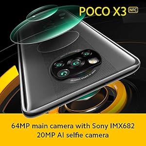 Xiaomi Poco X3 NFC - Smartphone 128GB, 6GB RAM, Dual Sim, Shadow Gray - immagine 7