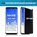 MiiKARE Screen Protector for Galaxy S9 Plus Privacy Tempered Glass Front and Back Case Friendly Edge Adhesive Full Screen Protector S9+ Anti Spy Glass 3D Curved with Installation Tray