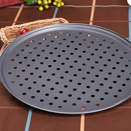 Knowooh Pizza baking tray round nonstick pizza baking tray with holes