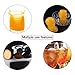 3D Skull Ice Mold, LMCFYJ Silicone Ice Cube Tray Stackable Easy Release Set of 3 Giant Vivid Ice Tray for Whiskey and Cocktail (black-3pc)