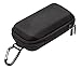 AGPTEK MP3 Player Case, Portable Music Player Case with Metal Carabiner Clip for 1.8 inch MP3 Players, iPod Nano, iPod Shuffle Black