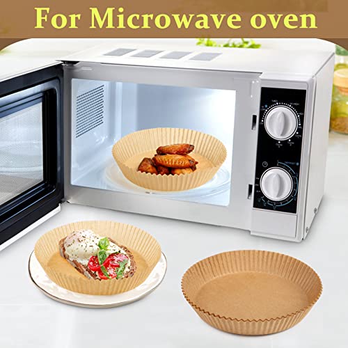 Air Fryer Parchment Paper Liners 6.5 Inch 50 Pcs Disposable Airfryer