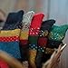 YSense 5 Pairs Womens Winter Warm Socks Thick Knit Wool Cozy Crew Socks Gifts