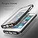Ringke Frame Compatible with iPhone SE Case, 5S Case, 5 Case Reinforced Dual-Layered Guard Bumper Resilient - SF Black