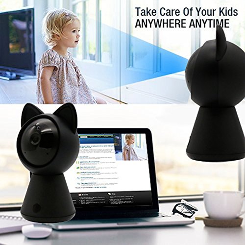 [2018 Upgrade]Wireless IP Camera 1080P HD Wifi 360° Surveillance Video Monitor for Home Security System Baby Nanny Pet Indoor with Night Vision Two-Way Call Motion Detection Alarm-Smartphone App Real - Thumbnail 4
