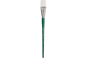 Princeton Summit White Synthetic Paint Brush for Acrylic and Oil, Series 6100, Flat, 16