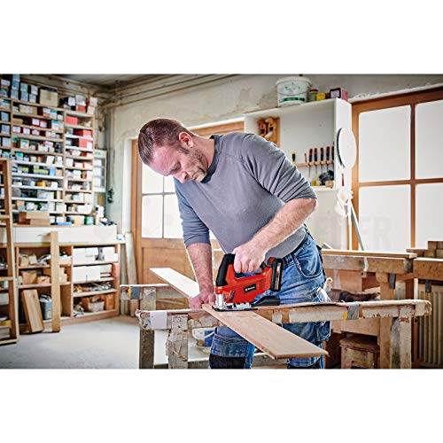 Einhell Akku-Stichsäge TC-ST 18 Li-Solo (Li-Ion, 18V, 20 mm Hubhöhe, max. 45° Schrägschnitte, Pendelhubfunktion… – Bild 7