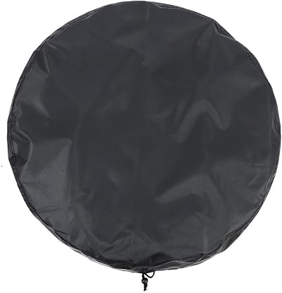 Fudeshe 2pk Black Drum Lid Cover 25.59" Stretchable Oxford Cloth 55 Gallon