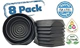Bed Bug Insect Interceptor 8 Pack Black. Revolutionary Design ensures NO Talcum powder, Pesticides or additional products needed. Most RELIABLE Trap on the Market.