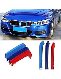 VANJING   Rejilla de rejilla de rayas para BMW