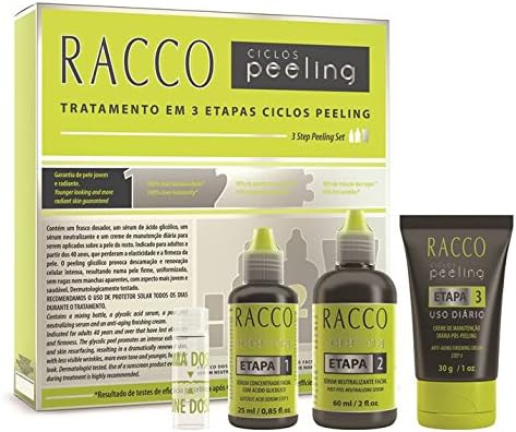 CICLOS 3-STEP PEELING SET - CONTAINS 1 GLYCOLIC ACID CONCENTRATED PEELING GEL + 1 FACIAL NEUTRALIZER + POST-PEEL MOISTURIZING CREAM + MIXING BOTTLE