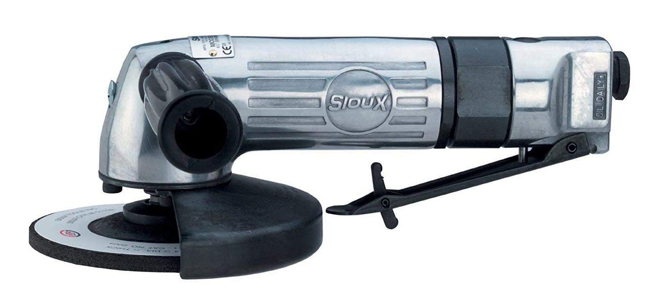 Sumake STDG1012L Angle Head 1/4 Air Die Grinder with 10 Piece Grinder