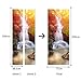 Fymural 3D Retro Stone Step Door Wall Mural Wallpaper Stickers Vinyl Removable Decals for Home Room Decoration 30.3x78.7