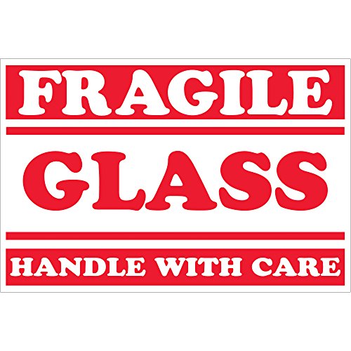 glass fragile labels printable